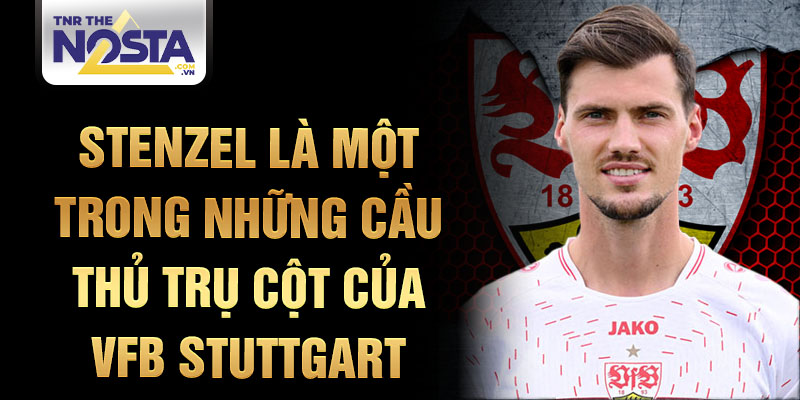 Stenzel là một trong những cầu thủ trụ cột của VfB Stuttgart